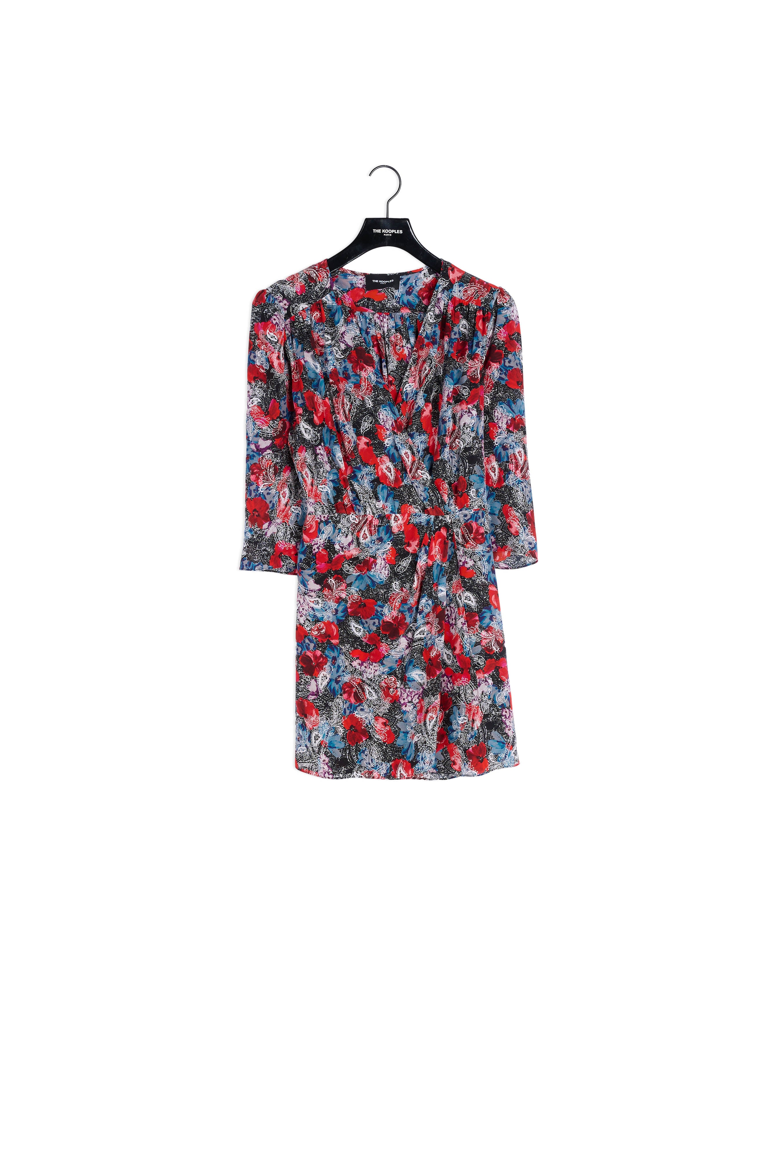 Robe the kooples fleurs rose sale